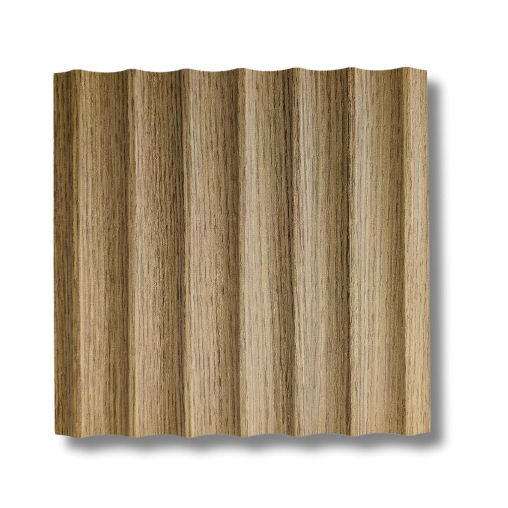 fluted wood wall paneling