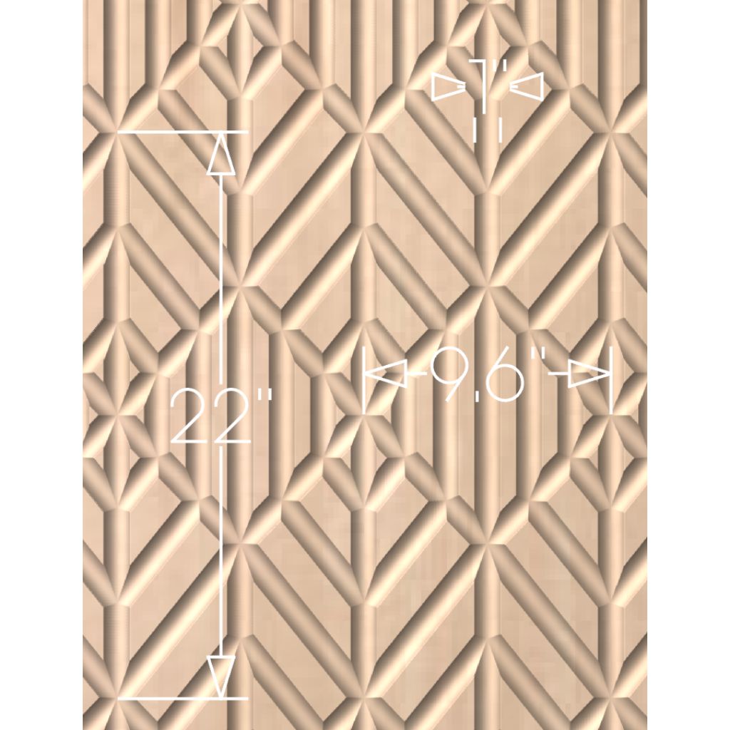 Walston Architectural Products Commercial 3D Wall Panel Pattern S001 | 3D Wall Panel Pattern