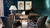 office with fluted wall panels