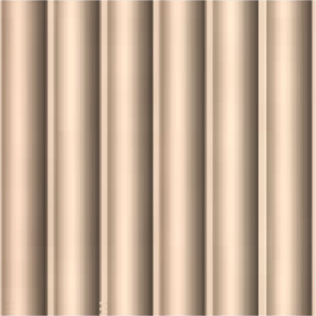 Walston Architectural Products Commercial 3D Wall Panel Pattern F004 | 3/4&quot; Reeds | 3D Wall Panel Pattern