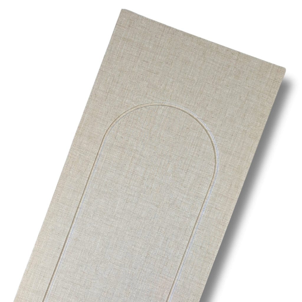 Walston Architectural Products Wall Panel (3) 12" x 93" Sections / 23.25 sq ft / Ivory Linen 3DL Modern Arch Wall Panel Modern Arch Wall Panel | Walston Architectural Products