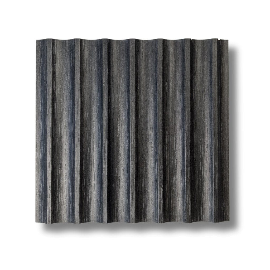 Walston Architectural Products Wall Panel Fluted (1" Flutes) / Black Walnut 3DL 8″ X 8″ SAMPLES: FLUTED, REEDED, OR SLAT WALL PANELS / WALL CLADDING 8″ X 8″ SAMPLES: FLUTED, REEDED, OR SLAT WALL PANELS / WALL CLADDING