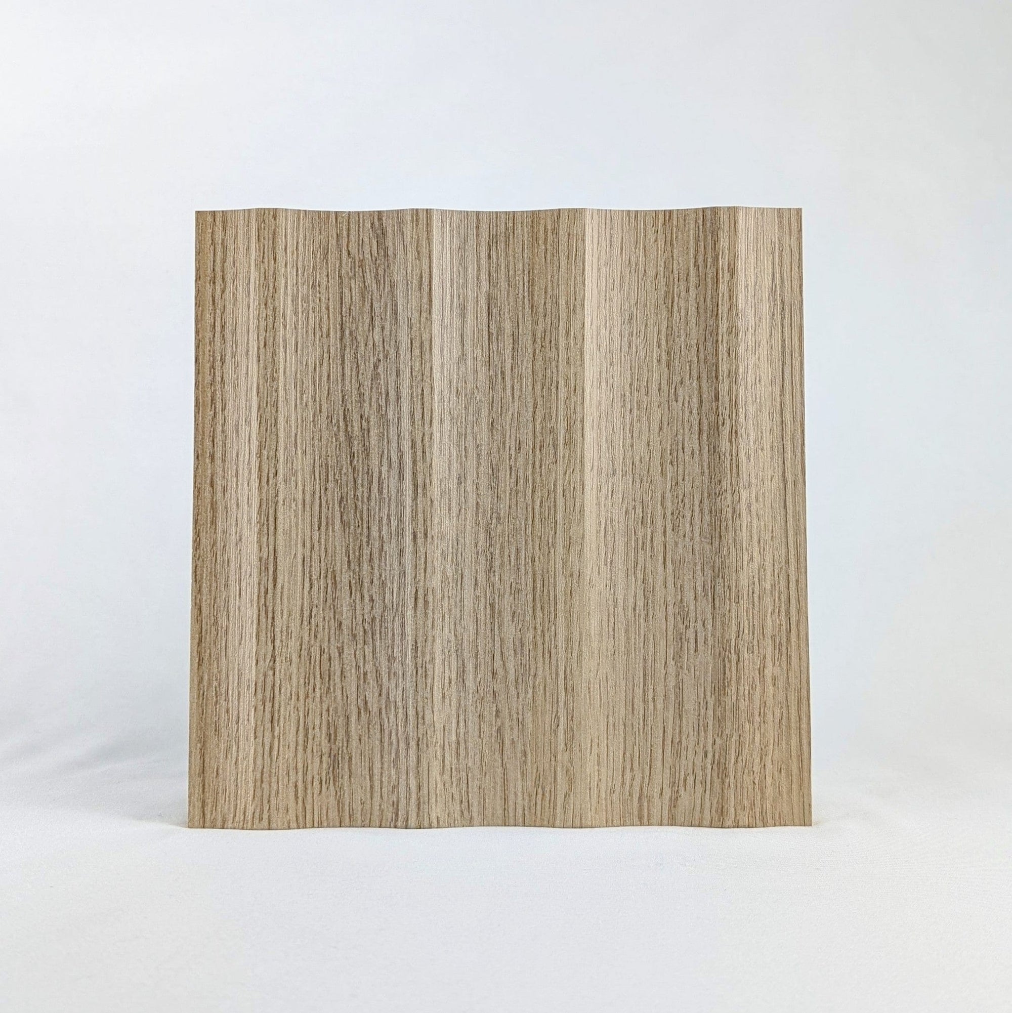 Walston Architectural Products Wall Panel Fluted (2" Flutes) / Wood Inspired Charleston Oak 8″ X 8″ SAMPLES: FLUTED, REEDED, OR SLAT WALL PANELS / WALL CLADDING