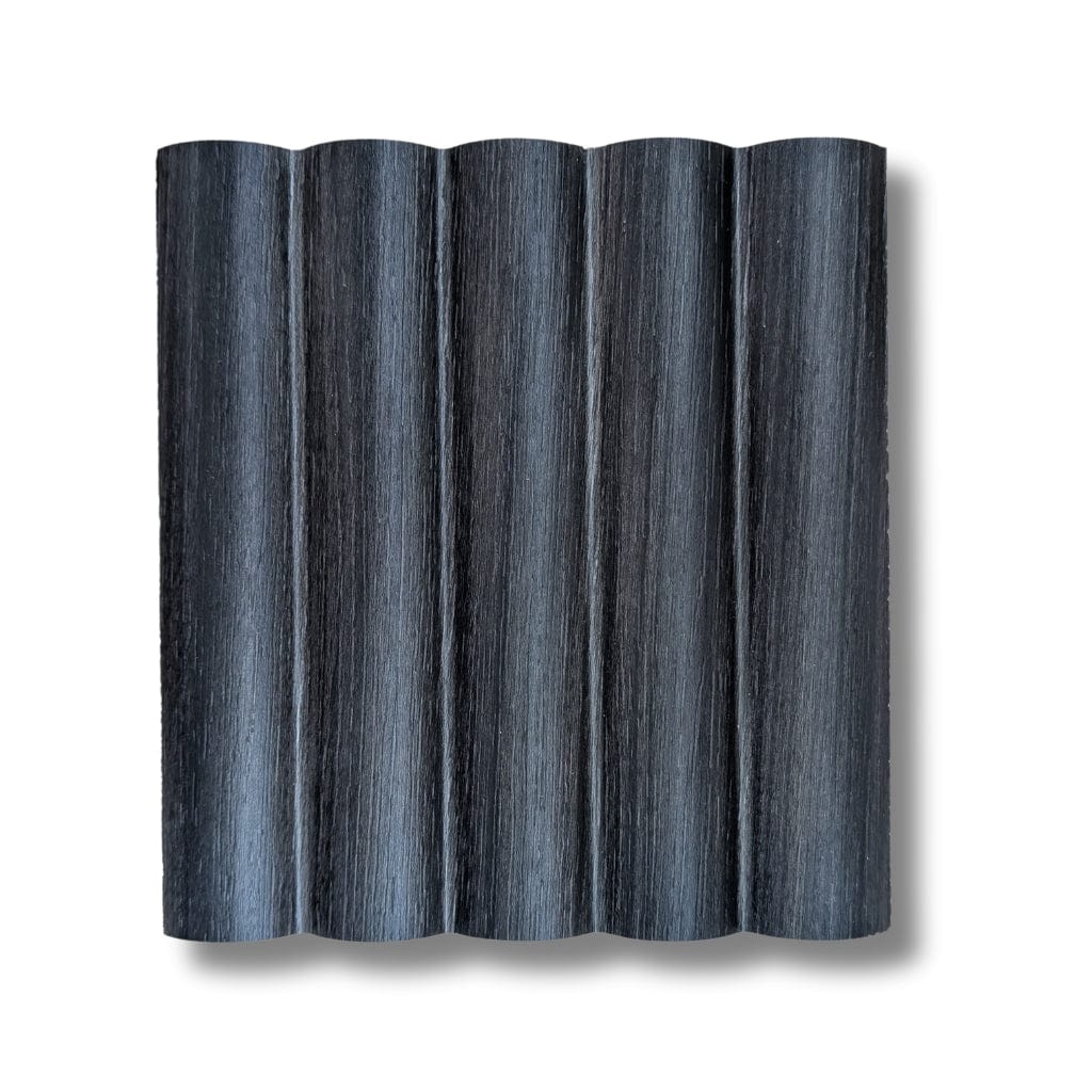 Walston Architectural Products Wall Panel Reeded (1-1/2" Reeds) / Black Walnut 3DL 8″ X 8″ SAMPLES: FLUTED, REEDED, OR SLAT WALL PANELS / WALL CLADDING 8″ X 8″ SAMPLES: FLUTED, REEDED, OR SLAT WALL PANELS / WALL CLADDING