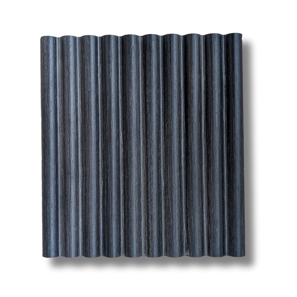 Walston Architectural Products Wall Panel Reeded (3/4" Reeds) / Black Walnut 3DL 8″ X 8″ SAMPLES: FLUTED, REEDED, OR SLAT WALL PANELS / WALL CLADDING 8″ X 8″ SAMPLES: FLUTED, REEDED, OR SLAT WALL PANELS / WALL CLADDING