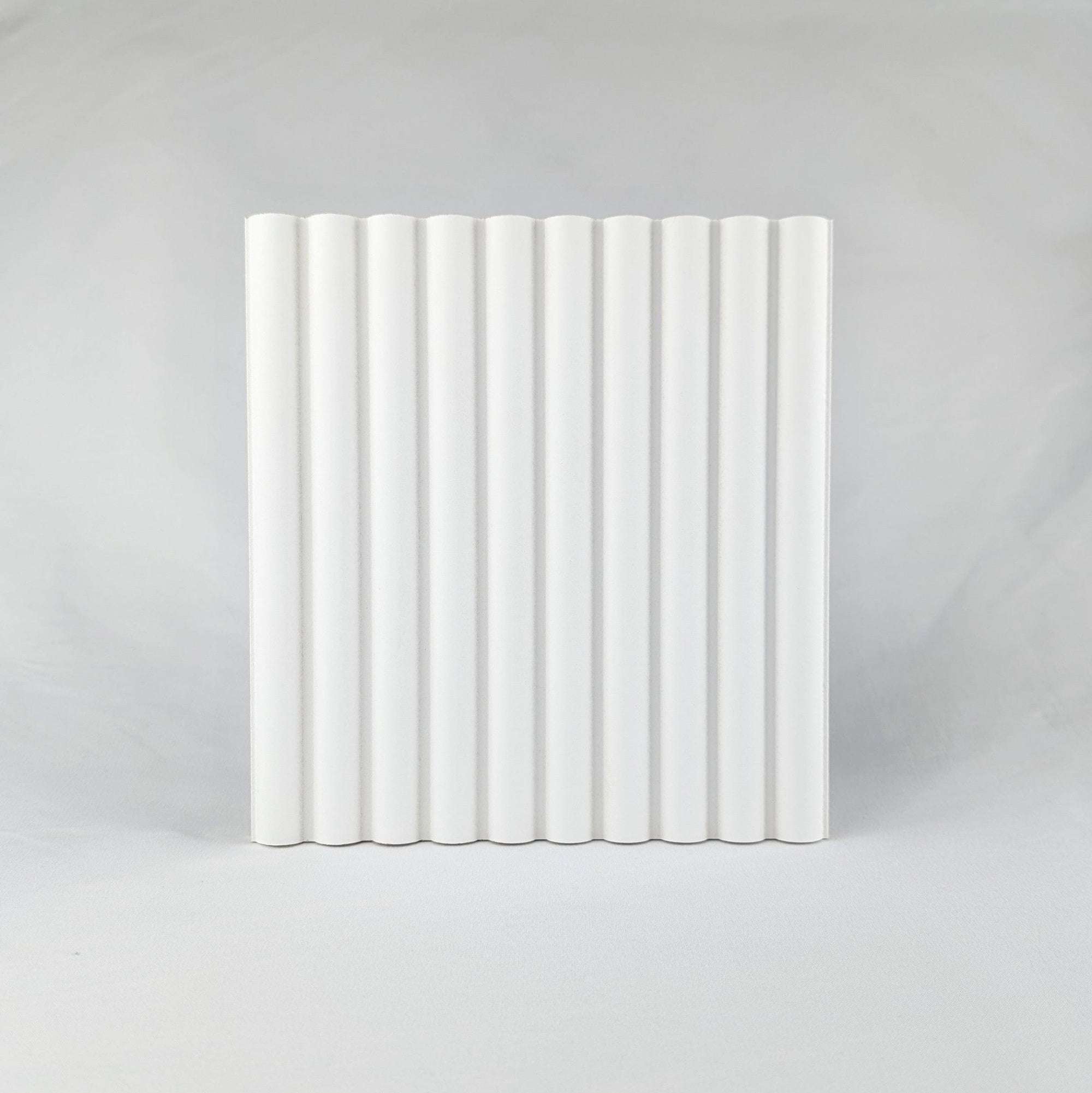 Walston Architectural Products Wall Panel Reeded (3/4" Reeds) / Primed White MDF 8″ X 8″ SAMPLES: FLUTED, REEDED, OR SLAT WALL PANELS / WALL CLADDING
