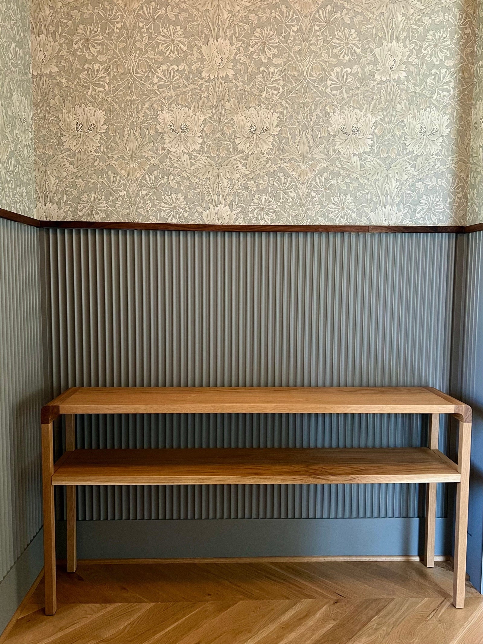 Walston Architectural Products Wall Panel (3) 12" x 93" Sections / 23.25 sq ft / Umber Weave 3DL Fluted Wall Panels - 1" Flutes Fluted Wall Panels - 1" Flutes | Walston Architectural Products